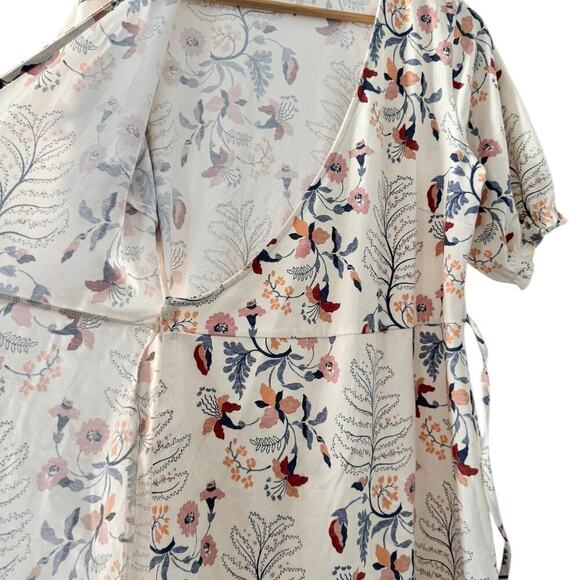 Spartina 449 Bevin Wrap Dress Bellinger Floral Branch Size XS - Picture 8 of 11